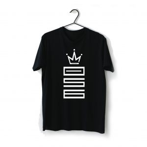T-shirt black istotny element “056”